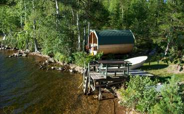 Sauna am See Ferienhaus Seeblick