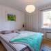 Schlafzimmer mit Doppelbett Ferienhaus Seeblick