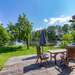 Terrasse mit Möbeln Ferienhaus Silverån