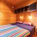 Schlafzimmer mit Doppelbett Ferienhaus Sjön