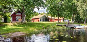 Ferienhaus Skogshem direkt am See