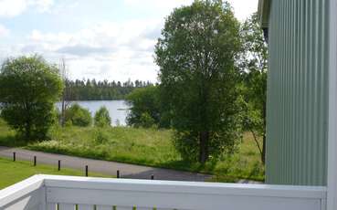 Blick auf den See Ferienhaus Småland
