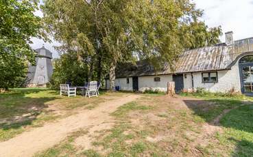 Garten mit Gartenmöbel Ferienhaus Södra Kvarn