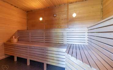 Sauna im zweiten Bad Ferienhaus Solberga