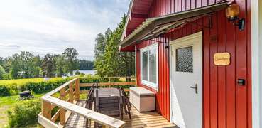 Ferienhaus Solstugan in Seenähe mit Sauna