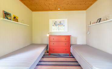 Zwei Einzelbetten Ferienhaus Strandvik