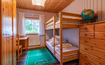Schlafzimmer Etagenbett Ferienhaus Strandvik