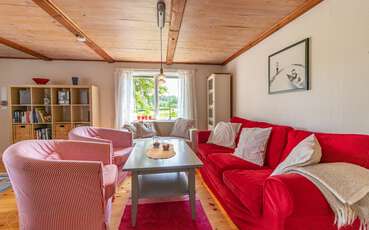 Wohnzimmer unten Ferienhaus Stubbalycke