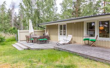 Terrasse Ferienhaus Svanvik