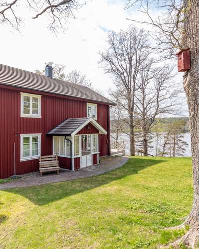 Ferienhaus The Red Stuga am See