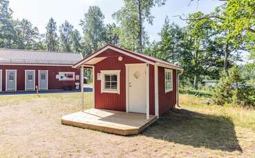 Campingstuga Törestorp direkt am See