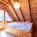 Schlafzimmer mit Doppelbett Ferienhaus Toven