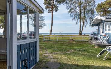 Blick auf den See Ferienhaus Vättervik