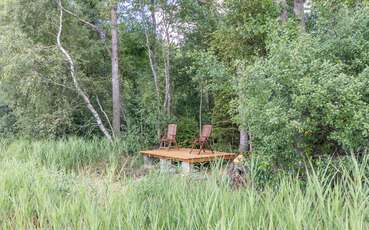Terrasse am See Ferienwohnung Veden