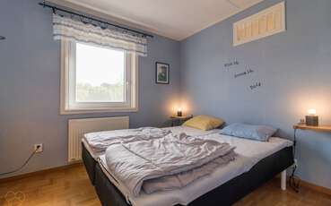 Schlafzimmer mit Doppelbett Villa Solbacka