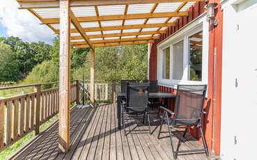 Terrasse Ferienhaus Vimmerby