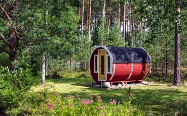 Sauna am Ferienhaus Vimmern