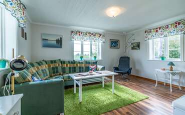 Wohnzimmer Ferienhaus Vita Stugan